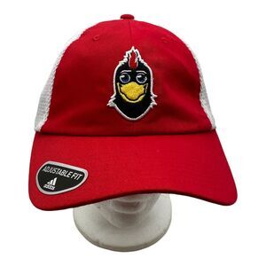 Adidas Chicago Blackhawks Slouch Mascot Tommy Hawk Strapback Adjustable Hat Cap‎